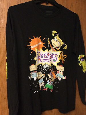 Rugrats Nickelodeon 2018 Black Long Sleeve Shirt L. $50.00