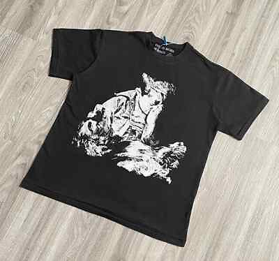 #ad Enfants Riches Deprimes Boy Portrait Japanese Text Mens Black Cotton T Shirt $95.67