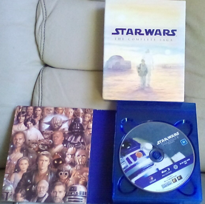 #ad STAR WARS SAGA BLUE RAY 9 DISCS OF COMPLETE SAGA AU $29.95