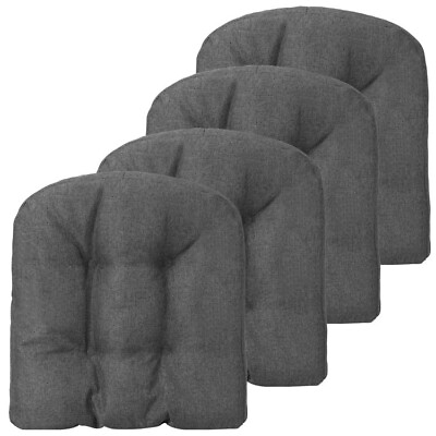 #ad 4 Pack 17.5quot; x 17quot; U Shaped Chairs Pads Dining Chairs Cushions W Polyester Cover $39.96