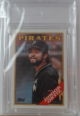 #ad Topps 1988 274 Junior Ortiz Pirates Baseball Card Slab NM MT $2.19