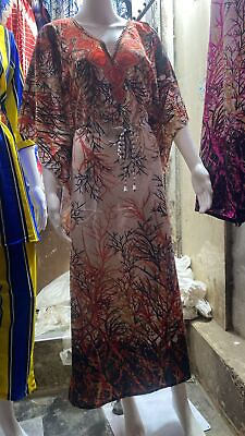 #ad Latest Sundress Women Boho Kaftan Kimono Maxi Dress Beach Size Loose Long $15.99