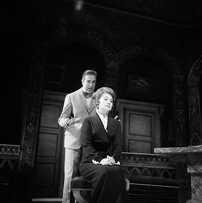 #ad Luigi Pirandellos play Eve et Line Rehearsal Theatre des Bouffes P 1963 Photo AU $9.00