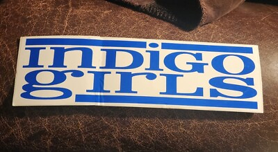 #ad INDIGO GIRLS 1992 TOUR STICKER ORIGINAL VINTAGE * AMY RAY EMILY SALIERS LBGTQ $59.99