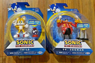 #ad Sonic The Hedgehog 4quot; TAILS amp; DR. EGGMAN Action Figures With Accessories $59.99