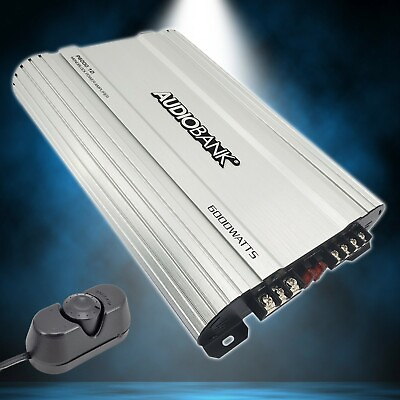 #ad Audiobank Monoblock 6000 WATTS Amp 1OHM Car Audio Stereo Amplifier P6001 $104.99