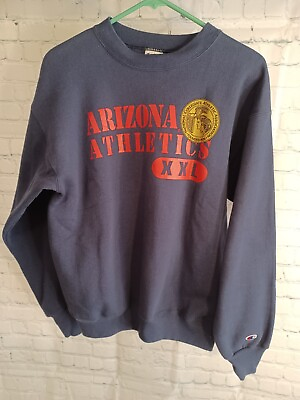 #ad Vintage Champion Basic Training Arizona Athletics NCAA Sweatshirt 90s Sz M USA $24.49