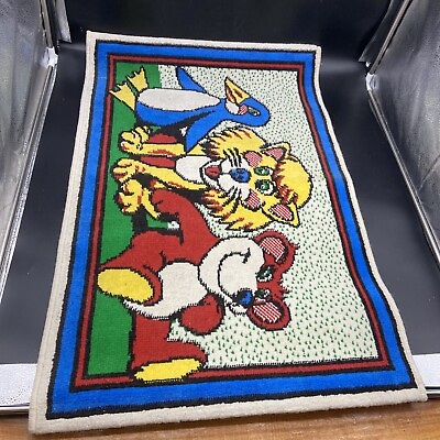 #ad VTG The Bo Peep Collection Made In Egypt Childs Nursery Rug 23 1 2’’ By 35 1 2 $60.00