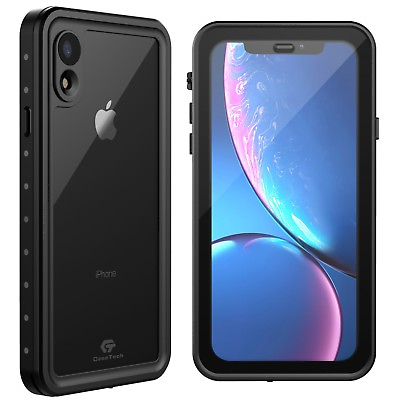 #ad For Apple iPhone XR Xs Max X Life Waterproof Shockproof Case w Screen Protector $16.89