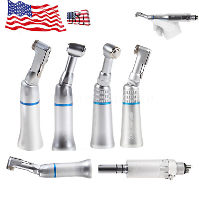 #ad 1 10 Dental low speed contra angle handpiece air motor 4holes fit NSK E type OR $16.99