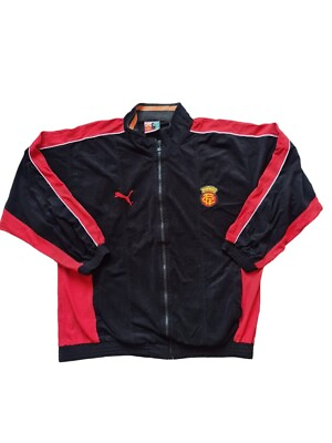 #ad Rare Vintage 90s Catalunya Puma Football Soccer Track Jacket Sz XXL $191.50