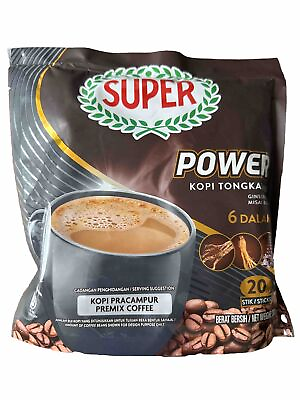 #ad Super Power 6 In 1 Instant TA with Ginseng Coffee 20 Sticks x 20g US SELLER $16.99