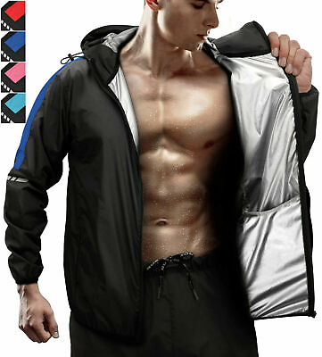 #ad Sauna Sweat Suit by RDX Weight Loss Body Fitness Sauna Suit Trouser Men Women $39.99