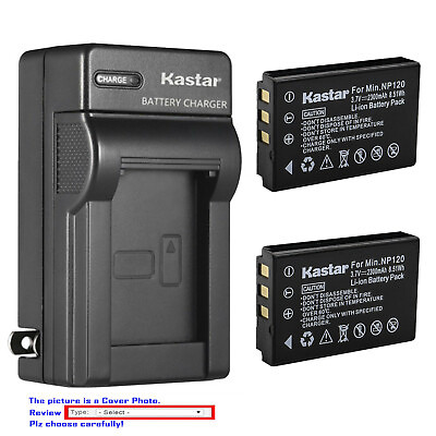 #ad Kastar NP 120 Battery AC Wall Charger for Lawmate RD2400A BAT RCA RD2400A BAT $46.49