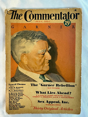 #ad The Commentator Magazine July of 1937 Thirty Original Articles $18.65