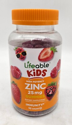 #ad Lifeable Multivitamin for Kids Great Tasting Fruit Flavor Gummy 90 Ct Ex 01 2024 $10.00
