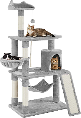 #ad Cat Tree Tower Condo with Scratching Posts Platform amp; Hammock Cats and Pets $80.00