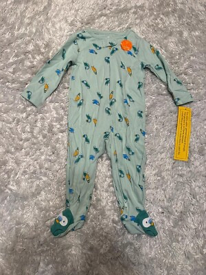 #ad Carter#x27;s Just One You Baby sleep n play Full zip Long sleeve size 9M $5.18