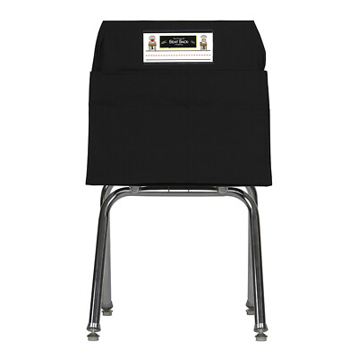 #ad Seat Sack Seat Sack Large 17 inch Chair Pocket Black $24.59