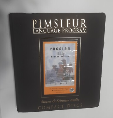 #ad Pimsleur Language Program Russian III Second Edition Compact Audio Discs $30.00