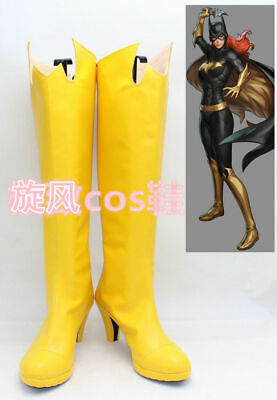 #ad Hot！Batman Batgirl Boot Party Shoes Cosplay Boots Custom made $40.00