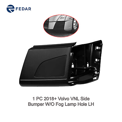 #ad 1 PC Side Bumper w o Fog Light Hole for 2018 Volvo VNL Left Side $239.99