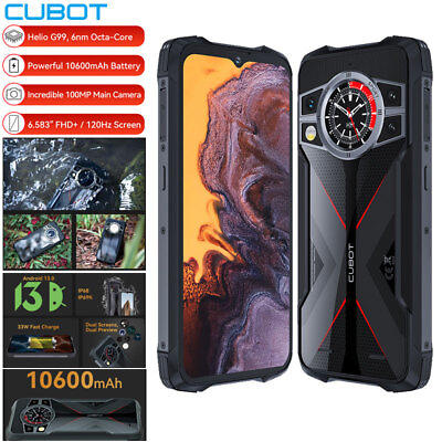 #ad 4G LTE Dual Screen Android 13 Rugged Phone Outdoor Mobile Waterproof 256GB Cubot $277.29