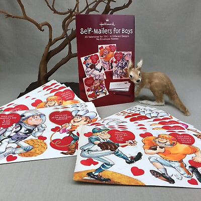 #ad 2 packages Hallmark Valentines for Boys Vintage Self Mailers Astronaut Cowboy $39.99