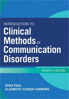 #ad Introduction to Clinical Methods in Communication Disorders Paperback or Softba $72.07