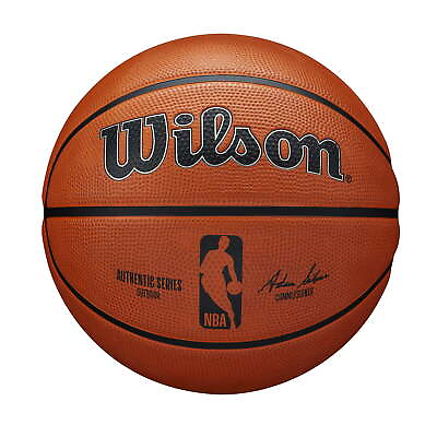 #ad Wilson NBA Authentic Outdoor Basketball Brown Size 29.5 in. US $28.95