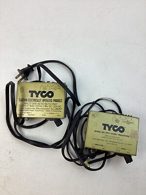 #ad Tyco Model No. 899 V Vintage Hobby Train Transformer 18 V Output Power Pack x2 $18.99