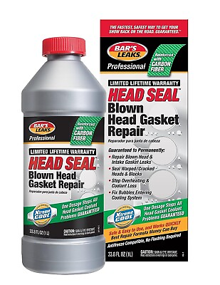 #ad Bar#x27;s Leak Blown Head Gasket Repair 32Oz Seal Bars Leaks Head Seal 32 Oz Sealant $79.99
