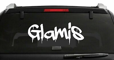 #ad Glamis Dunes 24quot; x 10quot; Large Decal Banner White for baja prerunner $17.84