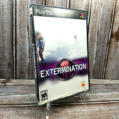 #ad Extermination Sony PlayStation 2 2001 PS2 No Manual Scratched Disc As Is Read $6.97