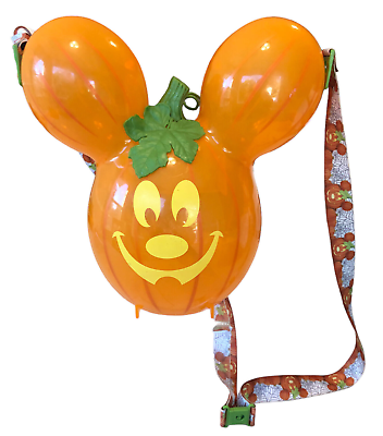 #ad Disney World Mickey Mouse Balloon Pumpkin Popcorn Bucket Halloween DISNEY PARKS $35.00