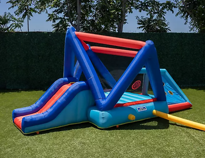 #ad #ad Monster Bounce House with Slide and Ball Pit Blower Inflatable Bouncer with Bag $199.00