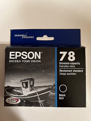#ad Epson T078 Black Ink Cartridge ‎T078120 S $15.00