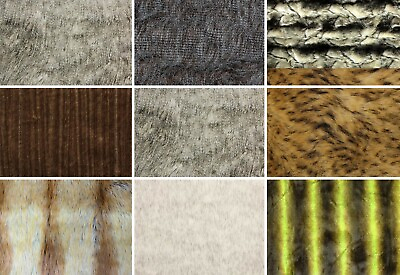 #ad Faux Fur Long Pile Animal Fabric 58quot; Wide Sold By The Yard $20.99