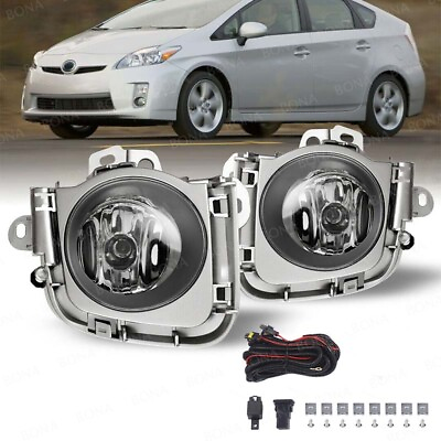 #ad For 2010 2011 Toyota Prius Fog Lights Front Bumper LampsWiringSwitch $49.99