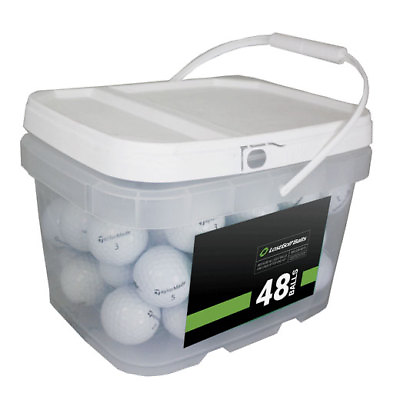 #ad 48 TaylorMade TP5 Near Mint Used Golf Balls AAAA *In a Free Bucket **SALE * $55.25