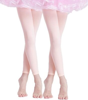 #ad Girls Footless Ballet Tights Soft Pantyhose Children Dance Tights for Ballet $13.99