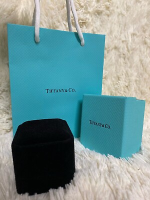 #ad NEW Tiffany amp; Co. Suede Ring Box Outer Box and Gift Bag $40.00
