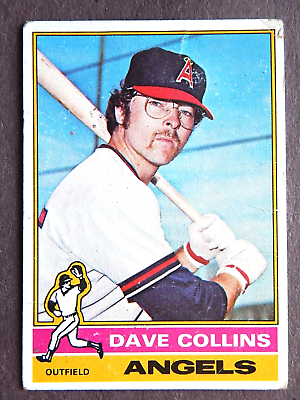 #ad Dave Collins #363 Topps 1976 Baseball Card California Angels A $1.97