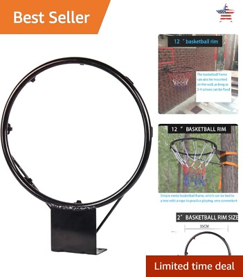 #ad High Quality Basketball Rim Replacement Rust Resistant Easy Installation $55.99