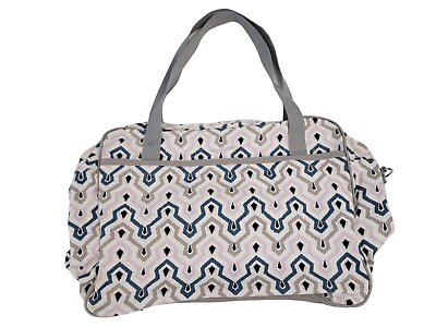 #ad Thirty One Away For the Weekender in IKAT WAVES Large Bag Tote $20.00