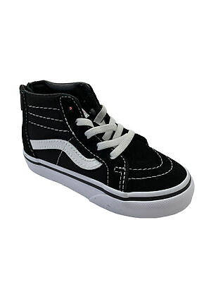 #ad VANS Kids#x27; Black SK8 Hi Zip Sneakers US Size 8 $30.00