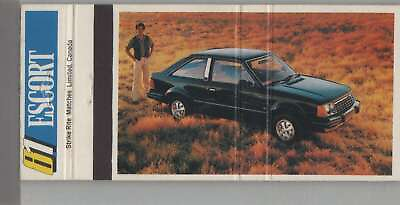 #ad Full Length Matchbook Cover 1981 Ford Escort $5.95