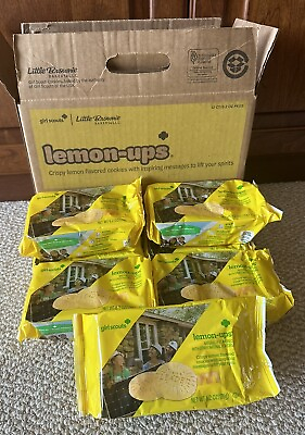 #ad 2024 Girl Scout Cookies Lemon Ups 7 Boxes Little Brownie Bakers $35.00