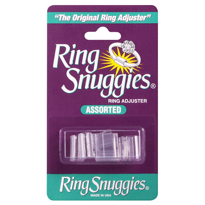 #ad Ring Snuggies Ring Sizer Jewelry The Original 6 Asst per Pack FREE GIFT $7.49