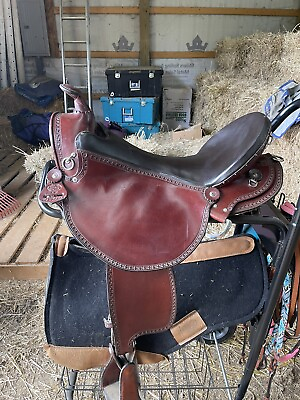 #ad Double Tree Henry Miller 18 19” Saddle $1100.00